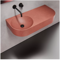 Умывальник из бетона терракотовый 900S