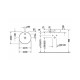Умывальник на столешницу Duravit CAPE COD Ø 48 см (23284800001) WonderGliss