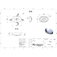 Умывальник Miraggio EVA MATT