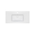 Раковина Qtap Albatross E49 1000х490х200 White с донным клапаном QT01119100E49W