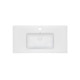 Раковина Qtap Albatross E49 1000х490х200 White с донным клапаном QT01119100E49W