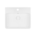 Раковина Qtap Nando 500х420х130 White с донным клапаном QT1211K404AW