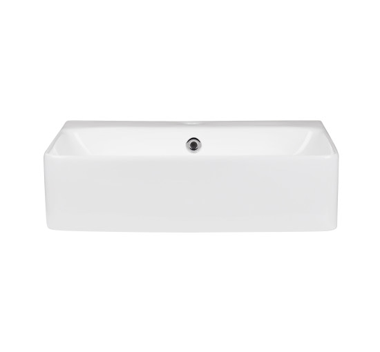 Раковина Qtap Nando 500х420х130 White с донным клапаном QT1211K404AW