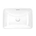 Раковина Qtap Jay 590х410х155 White с донным клапаном QT0711K425W