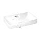 Раковина Qtap Jay 590х410х155 White з донним клапаном QT0711K425W