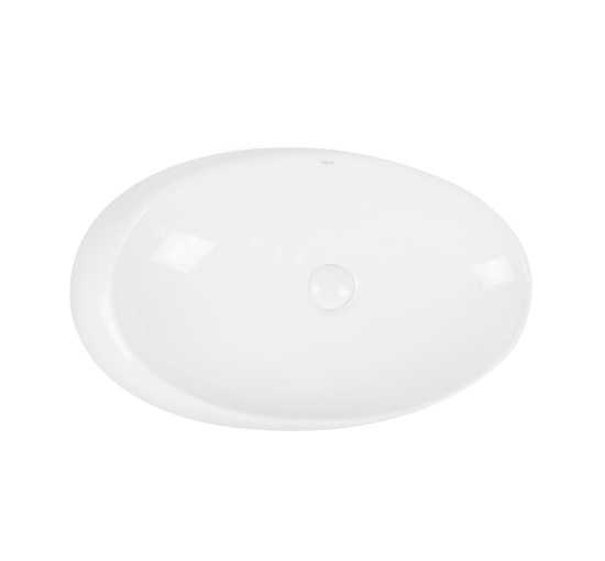 Раковина-чаша Qtap Leo 690x435x180 White с донным клапаном QT11111094W