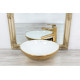 Раковина керамическая на столешницу Rea Sofia Gold / White (8288155681)