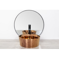 Раковина керамічна на стільницю Rea Ida Rose Gold (8288171533)