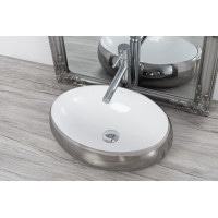 Раковина керамічна на стільницю Rea Linda Silver (7129959035)