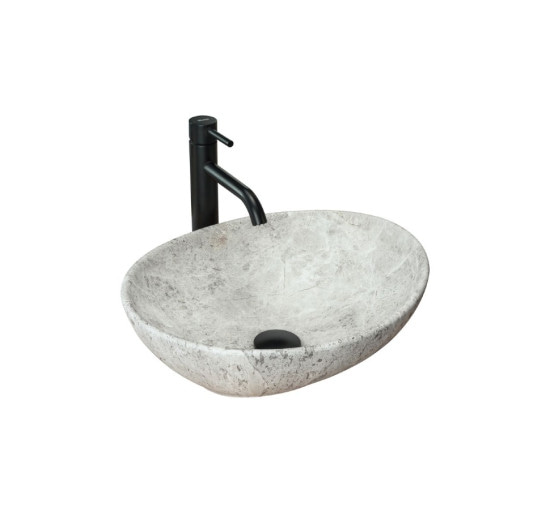 умывальник Rea Sofia Light Stone 34,5x41 grey (REA-U0165)