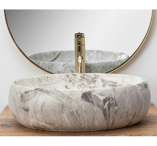умивальник Rea Linda 33x48 stone (REA-U1020)