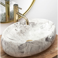 умывальник Rea Linda 33x48 stone (REA-U1020)