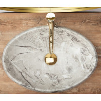 умывальник Rea Linda 33x48 stone (REA-U1020)