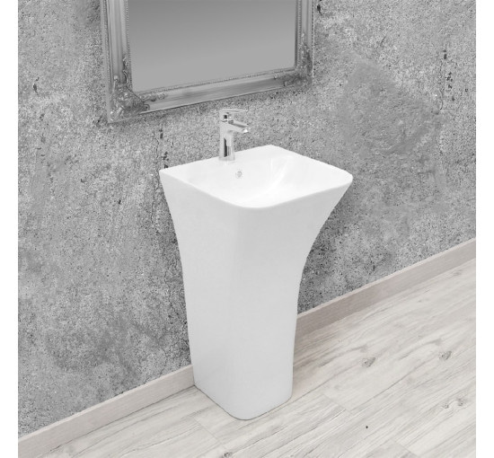 умывальник Rea Ada Slim 43x45 отдельностоящий, белый (REA-U9902)