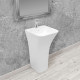умывальник Rea Ada Slim 43x45 отдельностоящий, белый (REA-U9902)