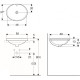 Умивальник VariForm 50 (500.709.01.2) Geberit