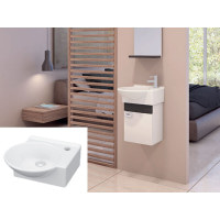 Раковина Idevit Myra Mini 36 с отверстием под смеситель с правой стороны (0201-0365)