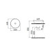 Умивальник Idevit Round 45 (0101-9456)