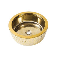 Раковина на стільницю Newarc 5065G золото/декор