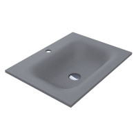 Умывальник Miraggio JESSEL 600 MIRASTONE GRAY