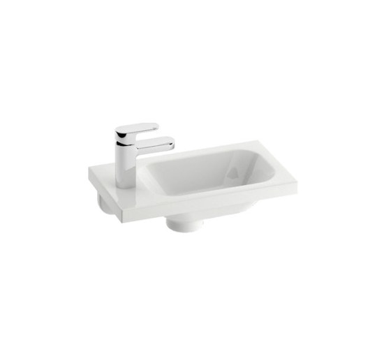 Умивальник Ravak Chrome L white з отвором (XJGL1100000)