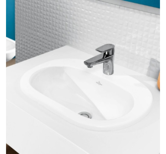 Умивальник врізний на стільницю Villeroy&Boch O.NOVO 56 (41615601)