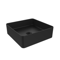 Раковина Devit Quadra 1511132B раковина тонкостінна, чорний матовий