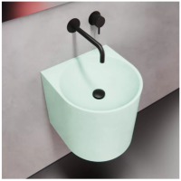 Умывальник из бетона мятный 400M