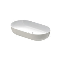 Умывальник на столешницу Duravit LUV 80x40 см (03798021001) белый/песок матовый шелк WonderGliss