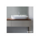 Умивальник на стільницю Duravit LUV 80x40 см (03798021001) білий/пісок шовк матовий WonderGliss