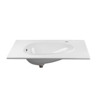 Раковина Qtap Virgo 800х480х167 White з донним клапаном QT1811FL8128BRW