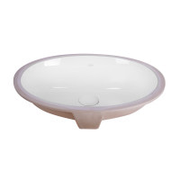 Раковина Qtap Stork 495х410х185 White с донным клапаном QT1511LU023W