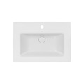 Раковина Qtap Stork 610х420х170 White с донным клапаном QT1511L738W