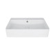 Раковина Qtap Nando 600х420х130 White с донным клапаном QT1211K404W
