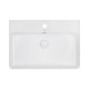 Раковина Qtap Nando 600х420х130 White с донным клапаном QT1211K404W