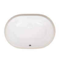 Раковина Qtap Stork 585x395x195 White с донным клапаном QT15116030W