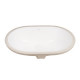 Раковина Qtap Stork 585x395x195 White з донним клапаном QT15116030W