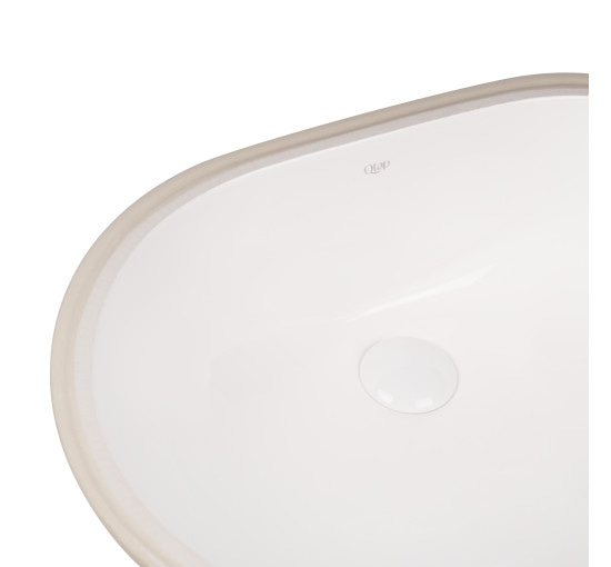 Раковина Qtap Stork 585x395x195 White з донним клапаном QT15116030W