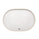 Раковина Qtap Stork 585x395x195 White з донним клапаном QT15116030W