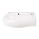 Раковина Qtap Leo 430x290x140 White с донным клапаном QT11115011RW