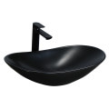 Раковина керамическая на столешницу Rea Royal 60 Black Mat (8357141386)