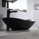 Раковина керамическая на столешницу Rea Royal 60 Black Mat (8357141386)