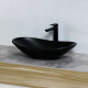 Раковина керамическая на столешницу Rea Royal 60 Black Mat (8357141386)