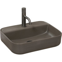 Раковина керамічна на стільницю Rea Martina Ciepły Szary Mat