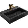 умивальник Rea Goya 37x50 black mat (REA-U8778)