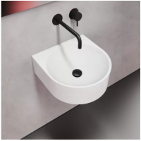 Умывальник из бетона белый 400S