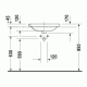 Умивальник меблевий Duravit DURASTYLE 56x45.5 см (0374560000)