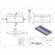 Умывальник Miraggio VARNA 900 GRAY MIRASTONE