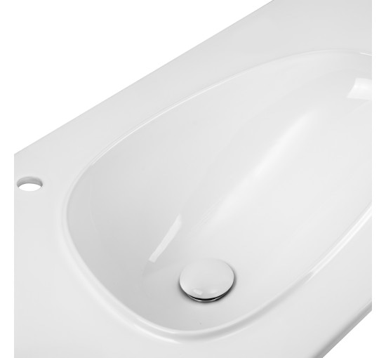 Раковина Qtap Virgo 800х480х167 White с донным клапаном QT1811FL8128BLW