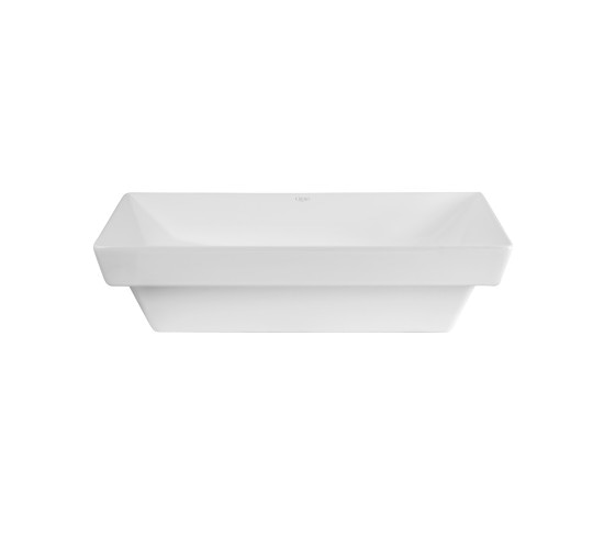 Раковина Qtap Crow 558х372х145 White з донним клапаном QT0511L739W